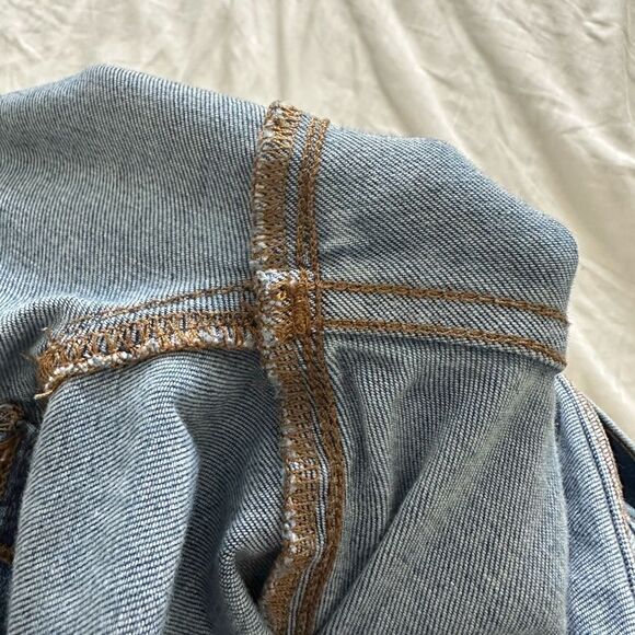 Madewell 9 Inch High Rise Skinny Crop Jeans Delmar Wash Distressed Size 29 - Picture 10 of 15